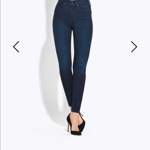 High waisted AYR dark denim